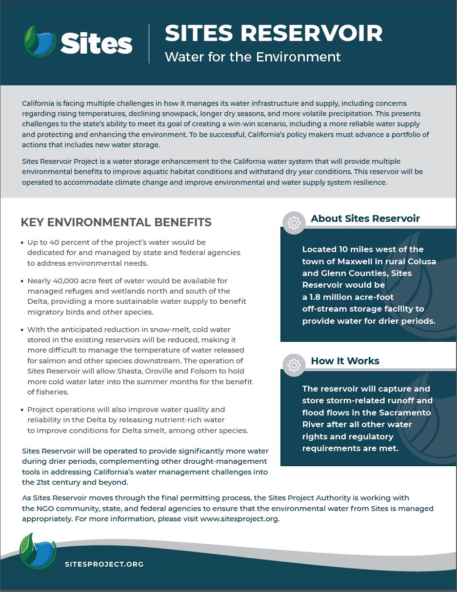 Environmental Fact Sheet Screenshot Environmental Fact Sheet Screenshot